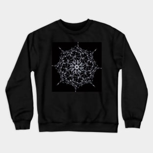 Abstract Black and Grey Crewneck Sweatshirt